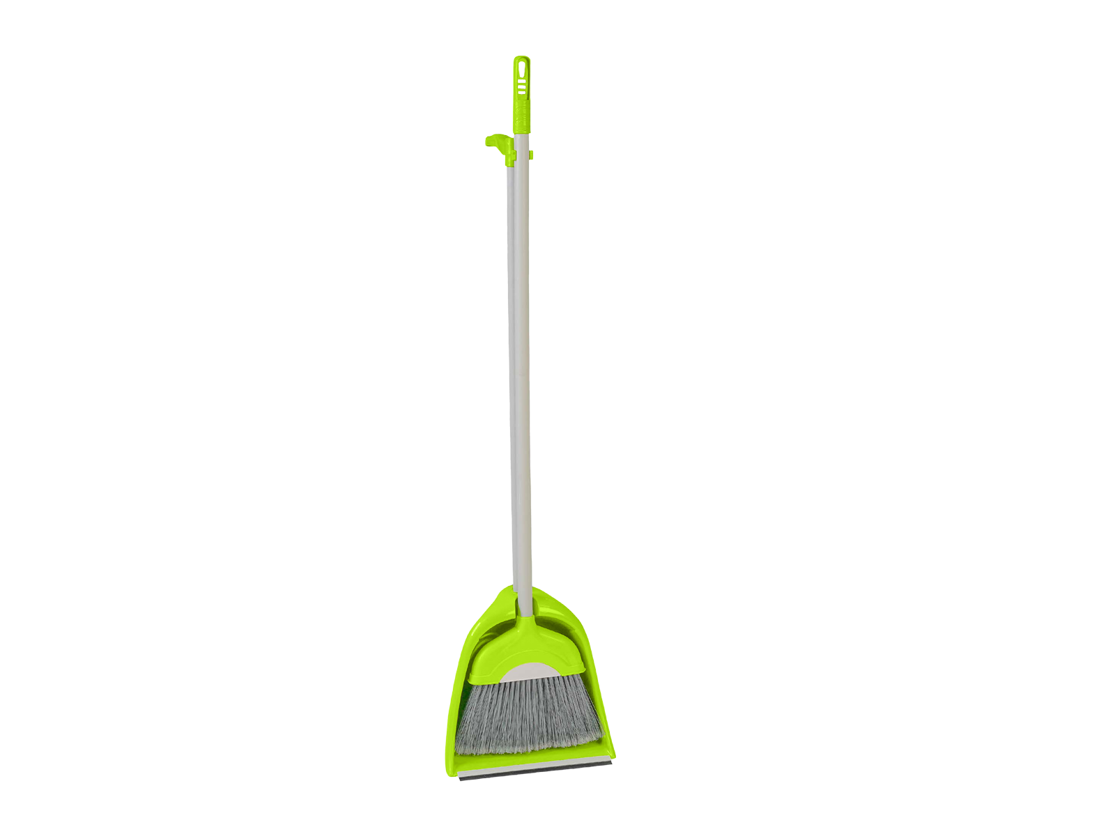 Jumbo Long Handle Curved Dustpan & Brush