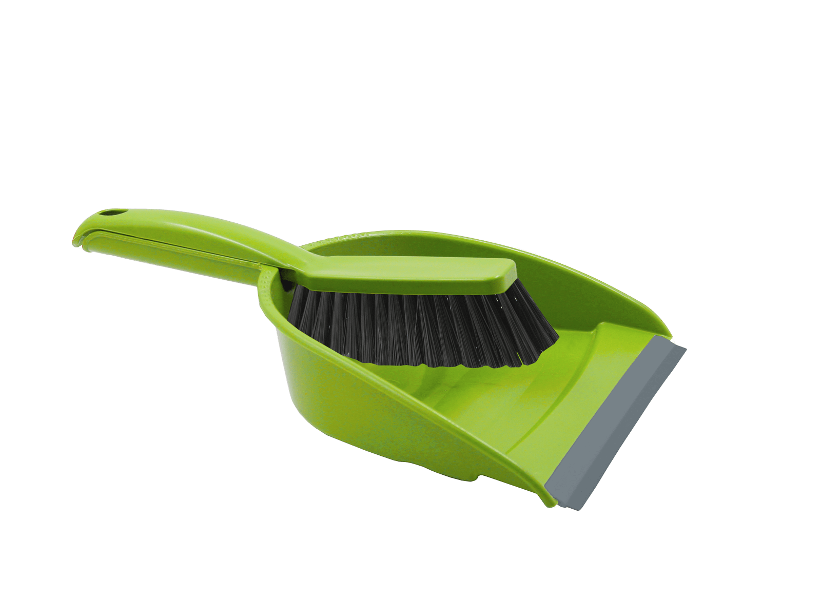 Speedy Dustpan With Rubber Blade & Brush Clip-On