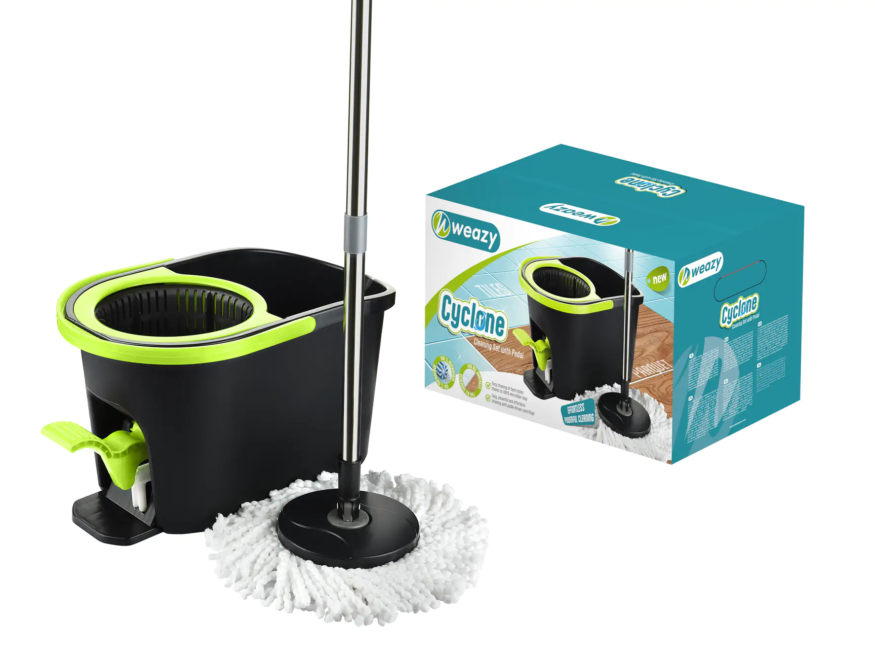 Cyclone Pedallı Mop Seti 16 Litre