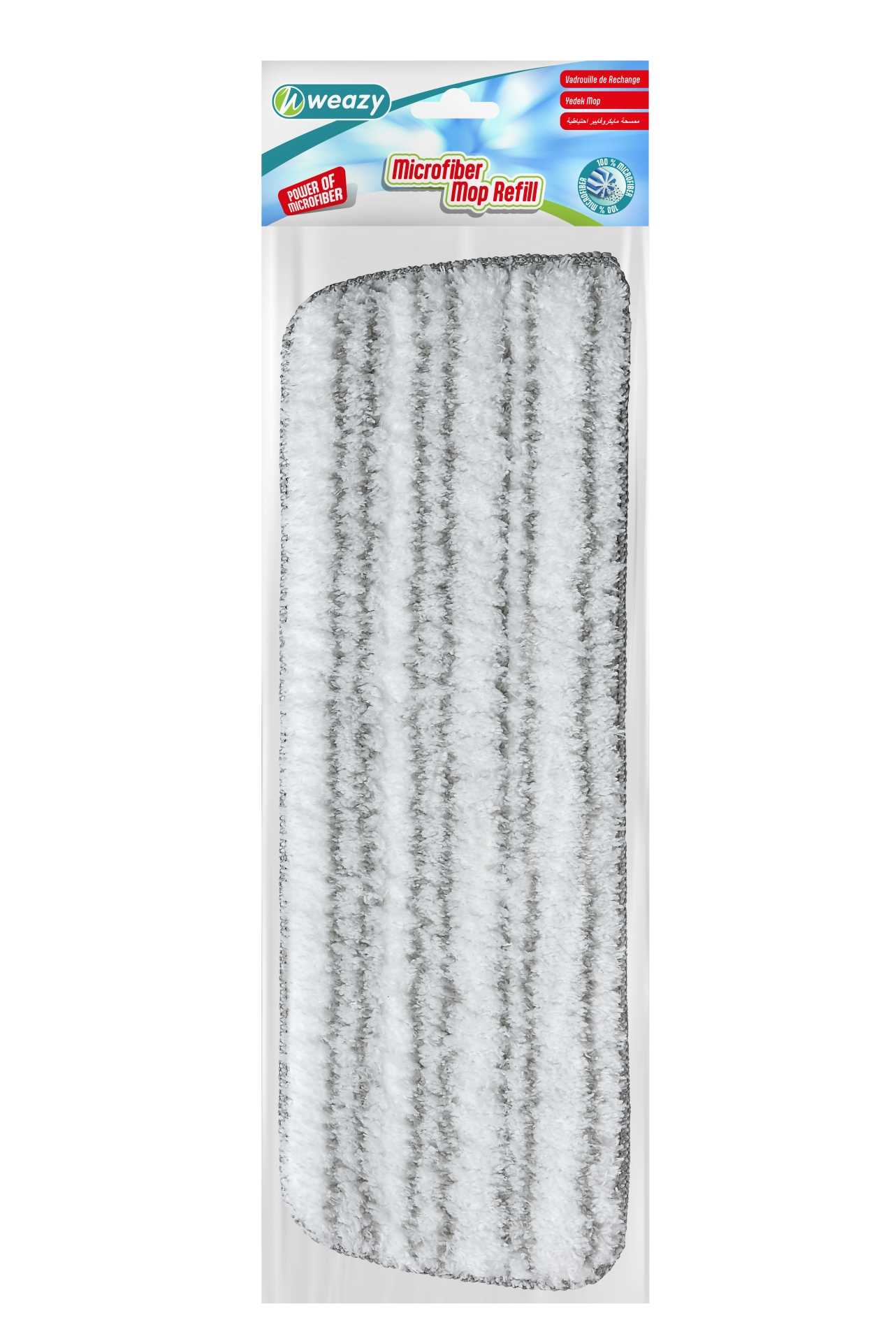 Microfiber outlet mop refill