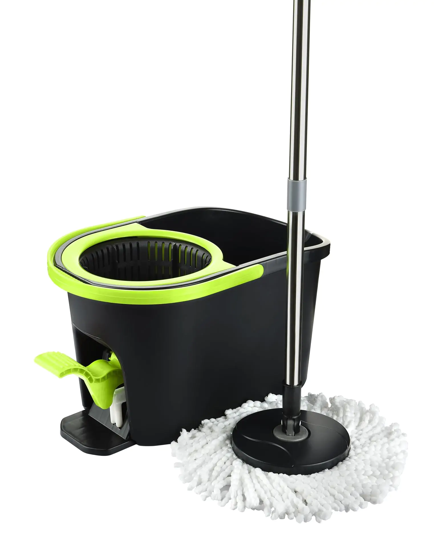 Cyclone Kit De Nettoyage Avec Frange, Seau À Essorage Automatique À Pédale